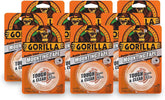Gorilla Tough & Clear; Double Sided Mounting Tape; Weatherproof; 1" x 60"; Clear; (Pack of 9)