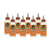 Gorilla Wood Glue; 8 Ounce Bottle; Natural Wood Color; (Pack of 8)