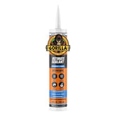 Gorilla Ultimate Sealant Kitchen & Bath Caulk, Paintable & Waterproof, 9 oz Cartridge, White