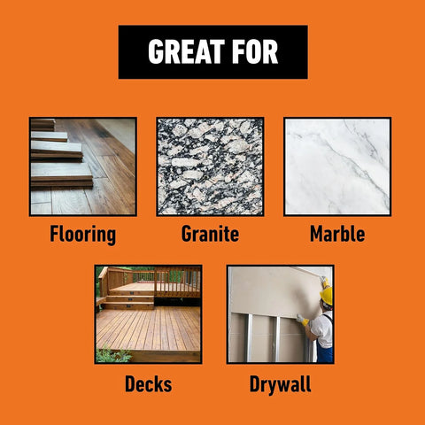 Gorilla Heavy Duty Ultimate Construction Adhesive, 9 Ounce Cartridge, White, (Pack of 6)