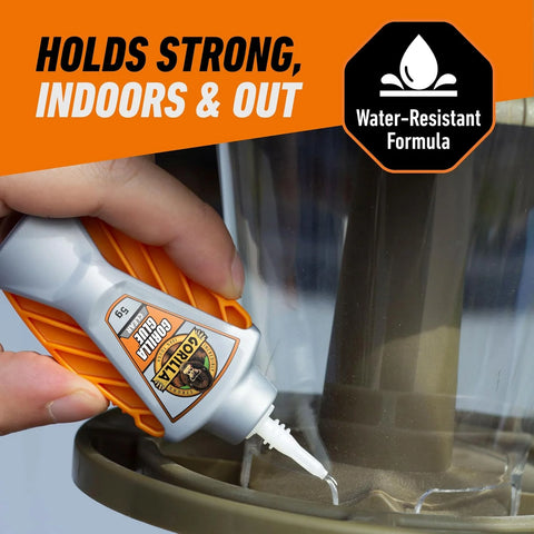 Gorilla Glue Micro Precise Clear Glue, 5 Gram (Pack of 2) - Crystal Clear, All Purpose, and Water Resistant