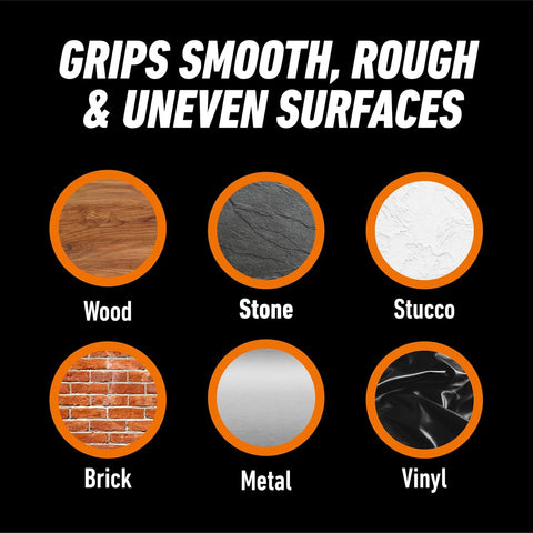 Gorilla Duct Tape, Black Tape, 1.88" x 50 yd (Pack of 6) - Heavy Duty and Weather Resistant for Indoor or Outdoor