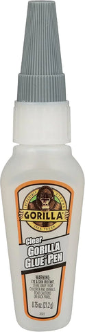 Gorilla Clear Glue Pen, 0.75 Ounce, (Pack of 6)