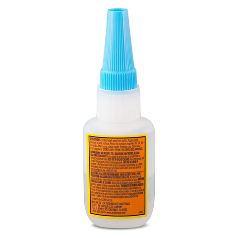 Gorilla Super Glue, Clear Glue, 20 Gram (Pack of 10) - All Purpose and Fast Setting for Projects and Repairs