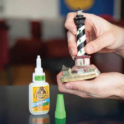 Gorilla Super Glue Gel, Clear Glue, 20 Gram (Pack of 2) - All Purpose and Fast Setting for Projects and Repairs
