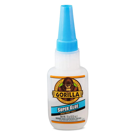 Gorilla Super Glue, Clear Glue, 20 Gram (Pack of 10) - All Purpose and Fast Setting for Projects and Repairs